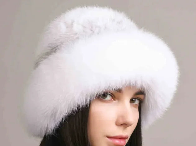 Premium Braided Fluffy Mink Fur Hat