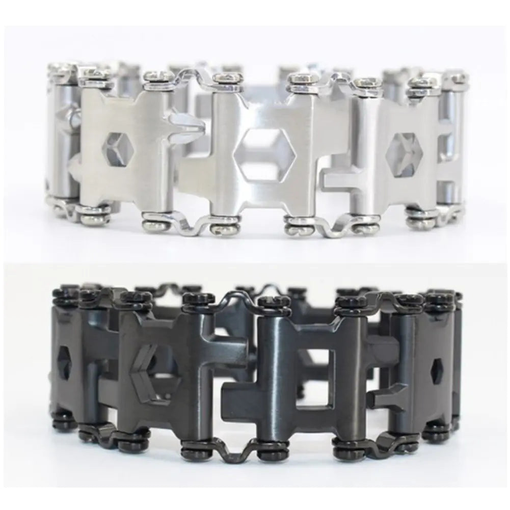 Outdoor Enthusiast's Multi-Tool Bracelet