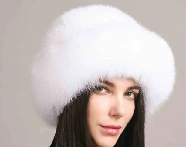 Premium Braided Fluffy Mink Fur Hat