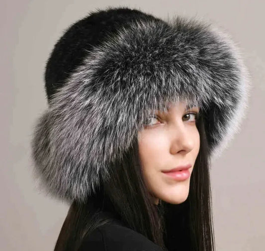 Premium Braided Fluffy Mink Fur Hat