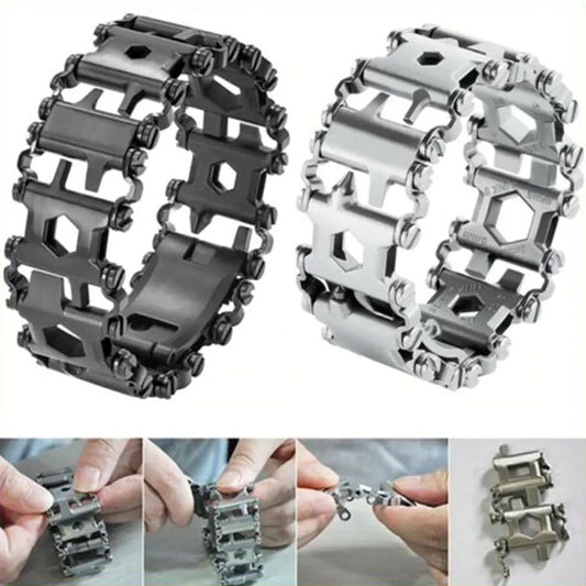 Outdoor Enthusiast's Multi-Tool Bracelet